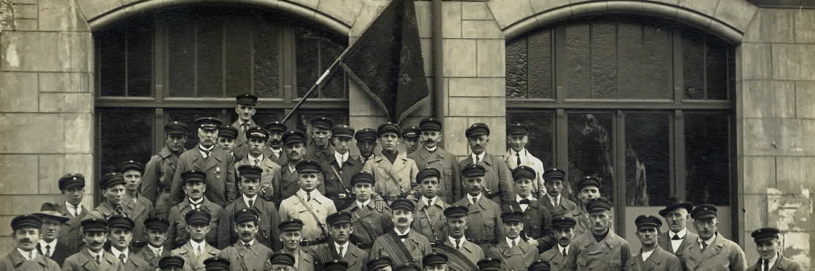 Reichsbanner Meerbeck vor Seyok